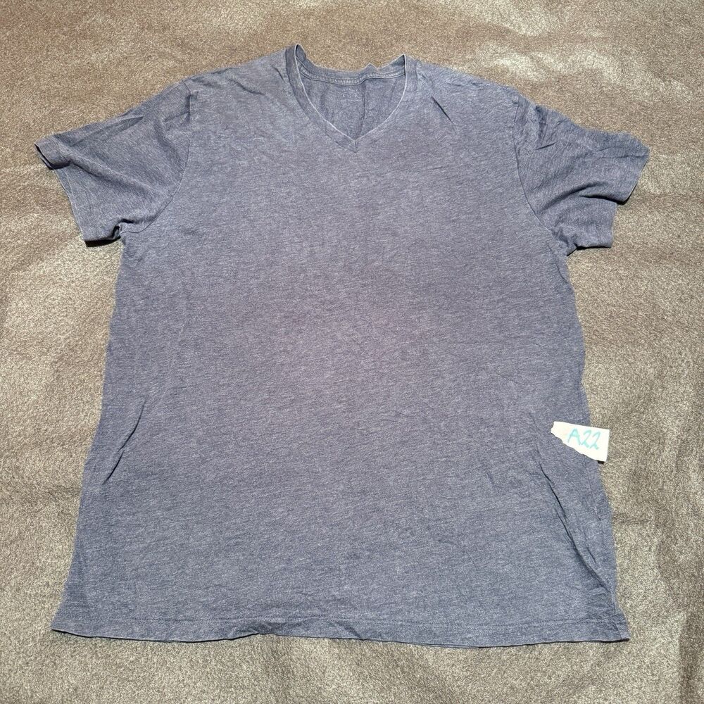 Old Navy Mens TShirt L Large Gray V Neck Short Sleeve Tee Shirt Basic Casual